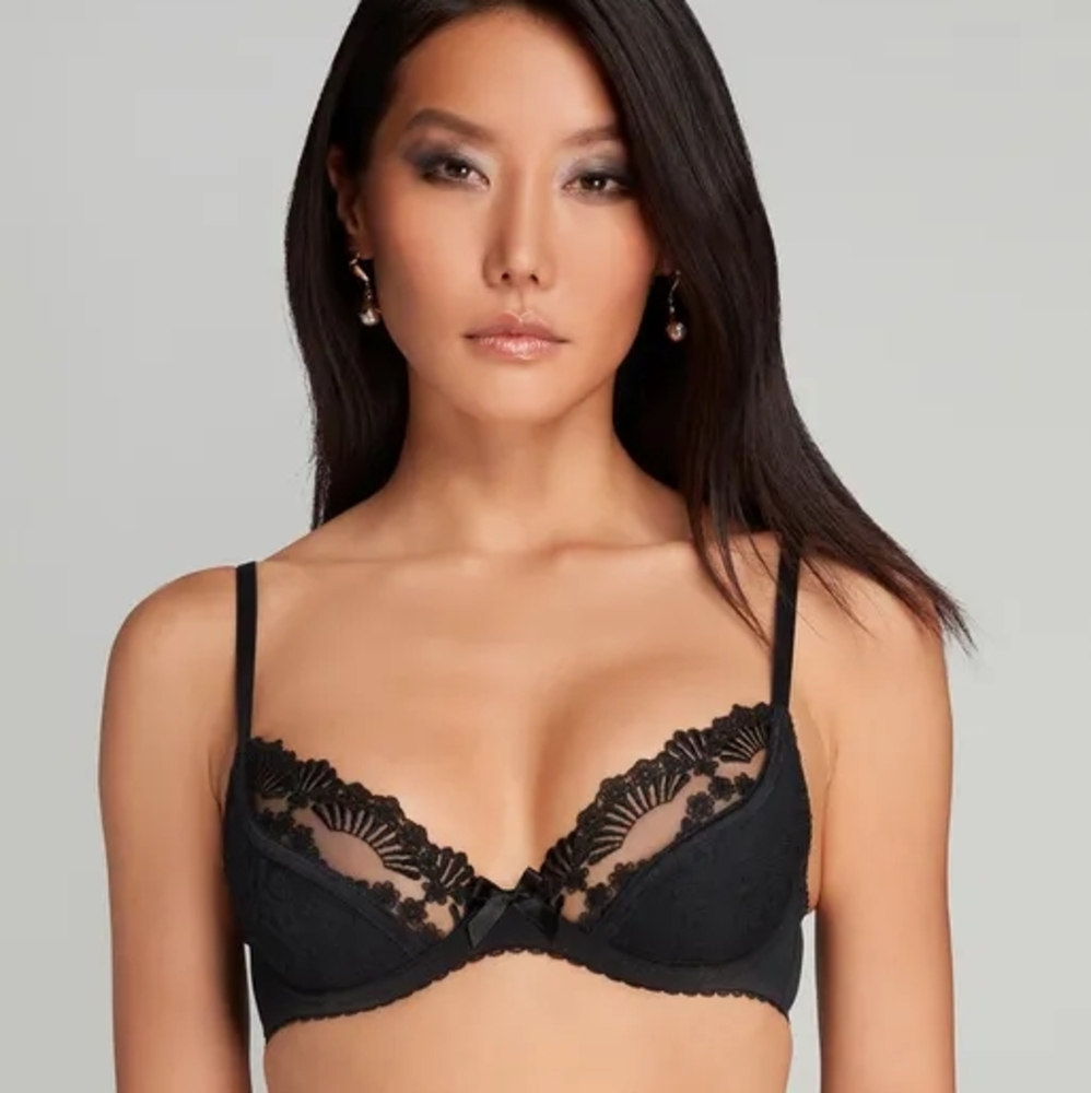 Elegant Black Lace Bra